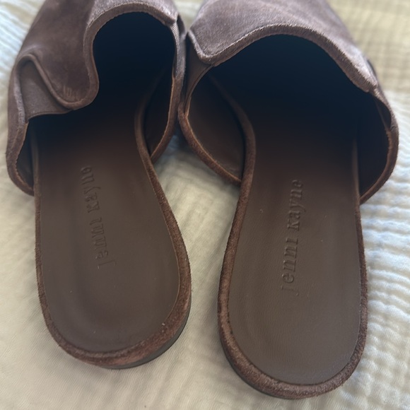 Jenni Kayne suede mules in size 39 or US size 9- Brown - Picture 3 of 5